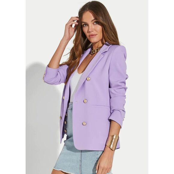 Generation Love Leighton Blazer Lavender Purple Size XS